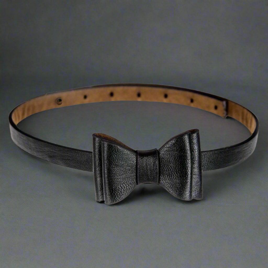 Bow Belt in Black