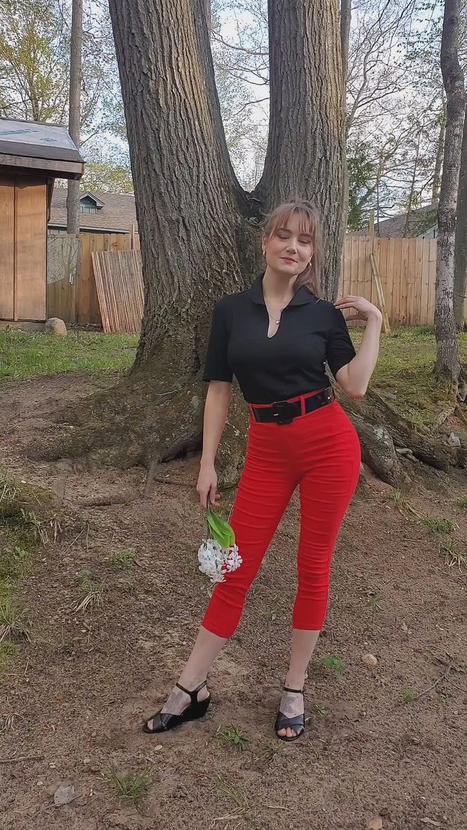Luisa Capri in Pinup Red - Tatyana Clothing