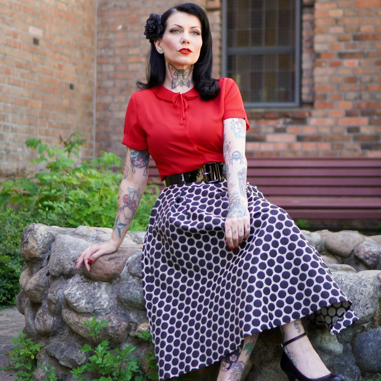 Tabitha Retro Circle Skirt