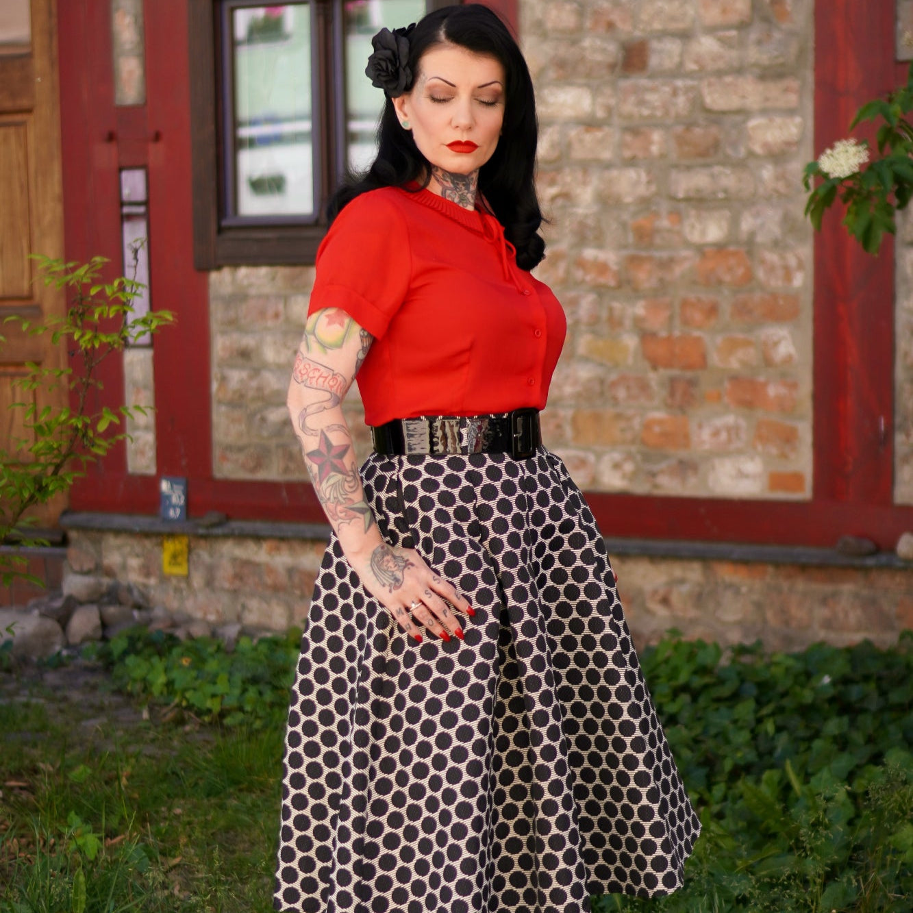 Tabitha Retro Circle Skirt